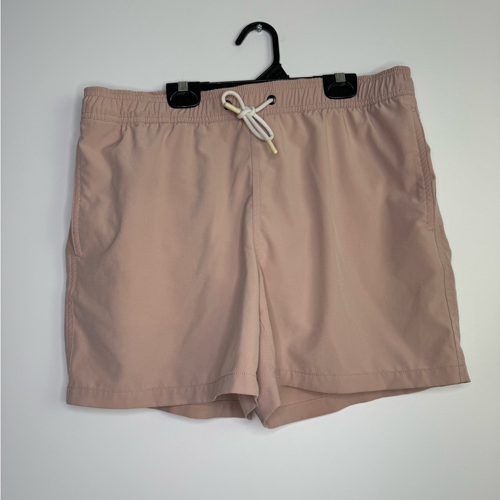 Frank & Oak pink swim short size medium